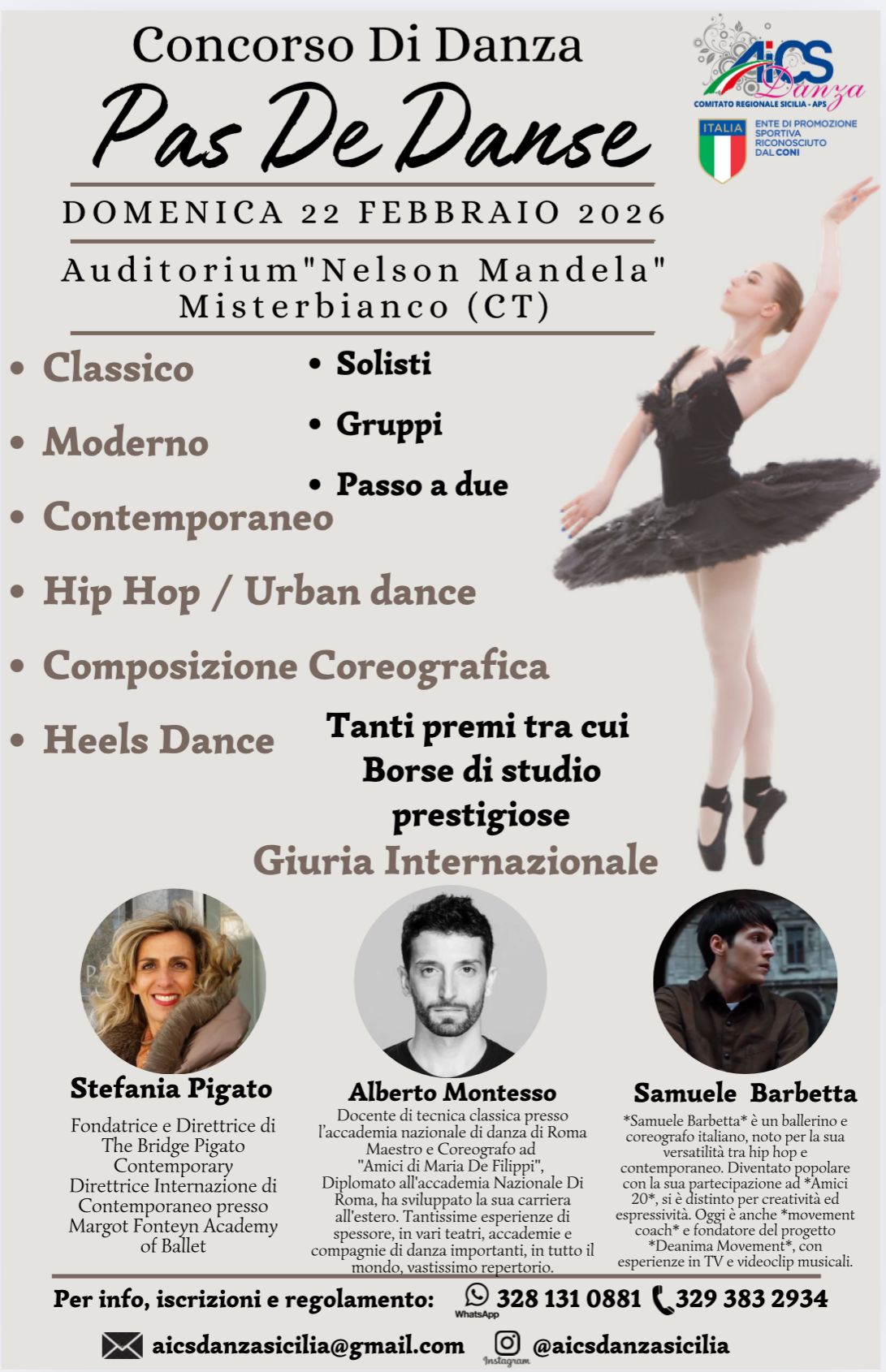 Concorso di Danza "Pas De Danse"